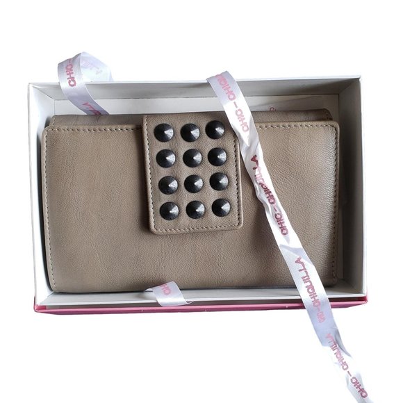 Women's Distressed Leather Wallet Credit Card Holder Wallet in BOX - Picture 12 of 14